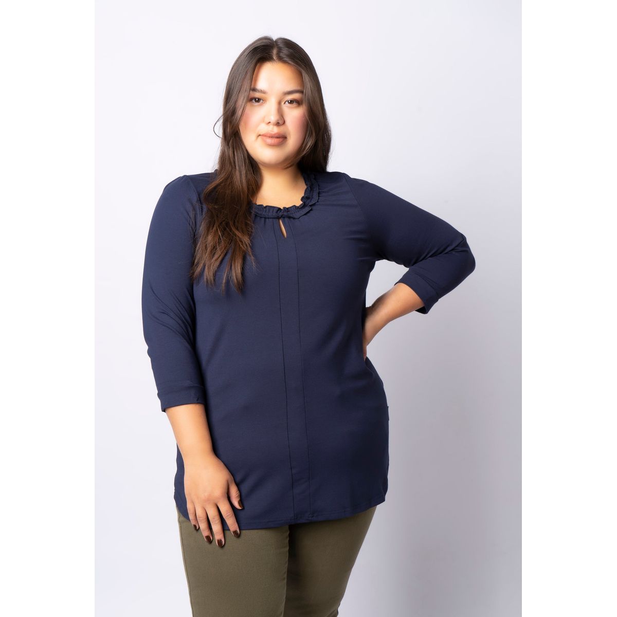 Pont Neuf - Bluse - Pnheike - Navy - S