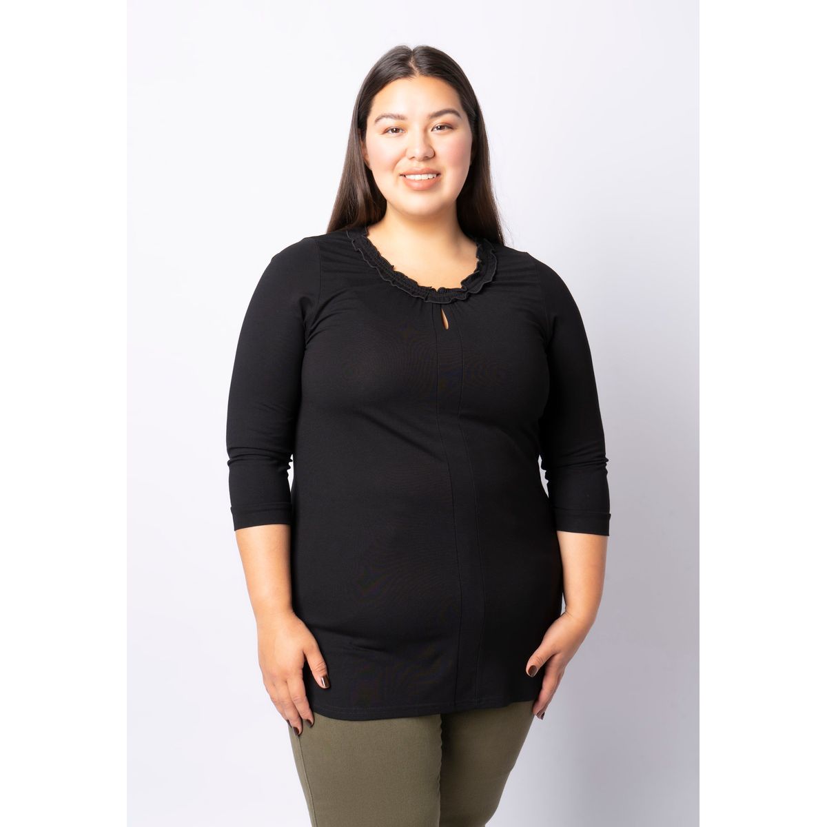 Pont Neuf - Bluse - Pnheike - Black - L