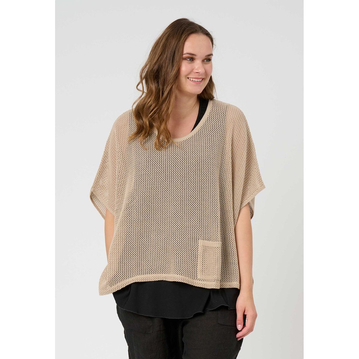 Pont Neuf - Bluse - Pnkarit - Linen - M-l/42-48