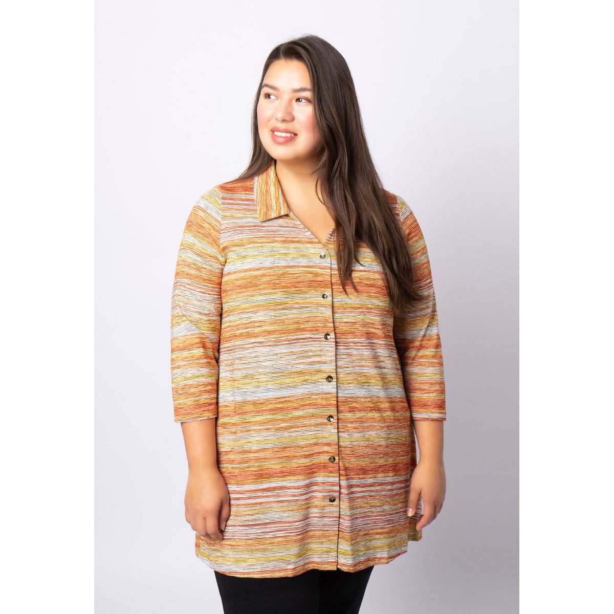 Pont Neuf - Skjorte - Pnpearl - Sunny Orange - 2xl