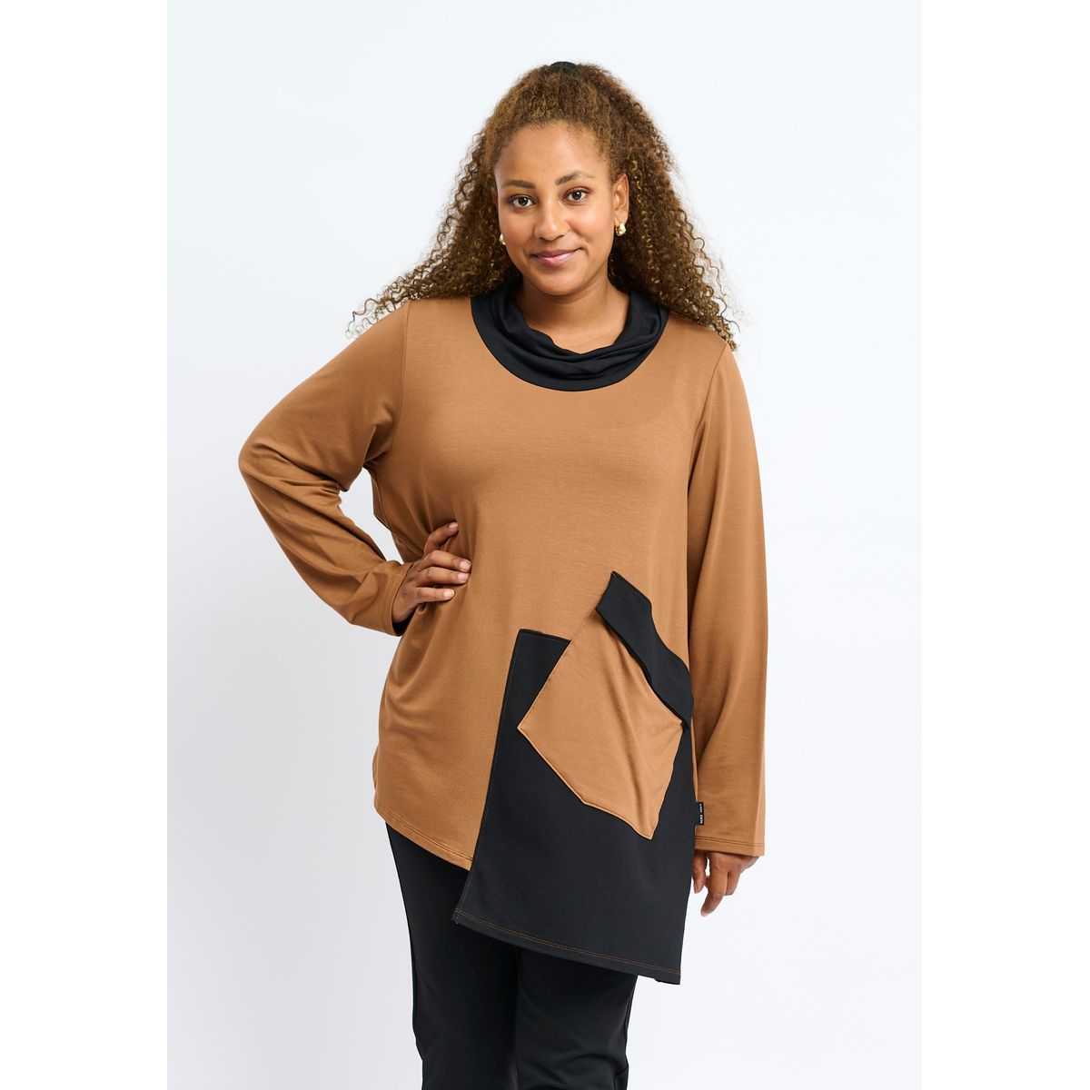 Pont Neuf - Bluse - Pnrama - Toffee - 2xl/52