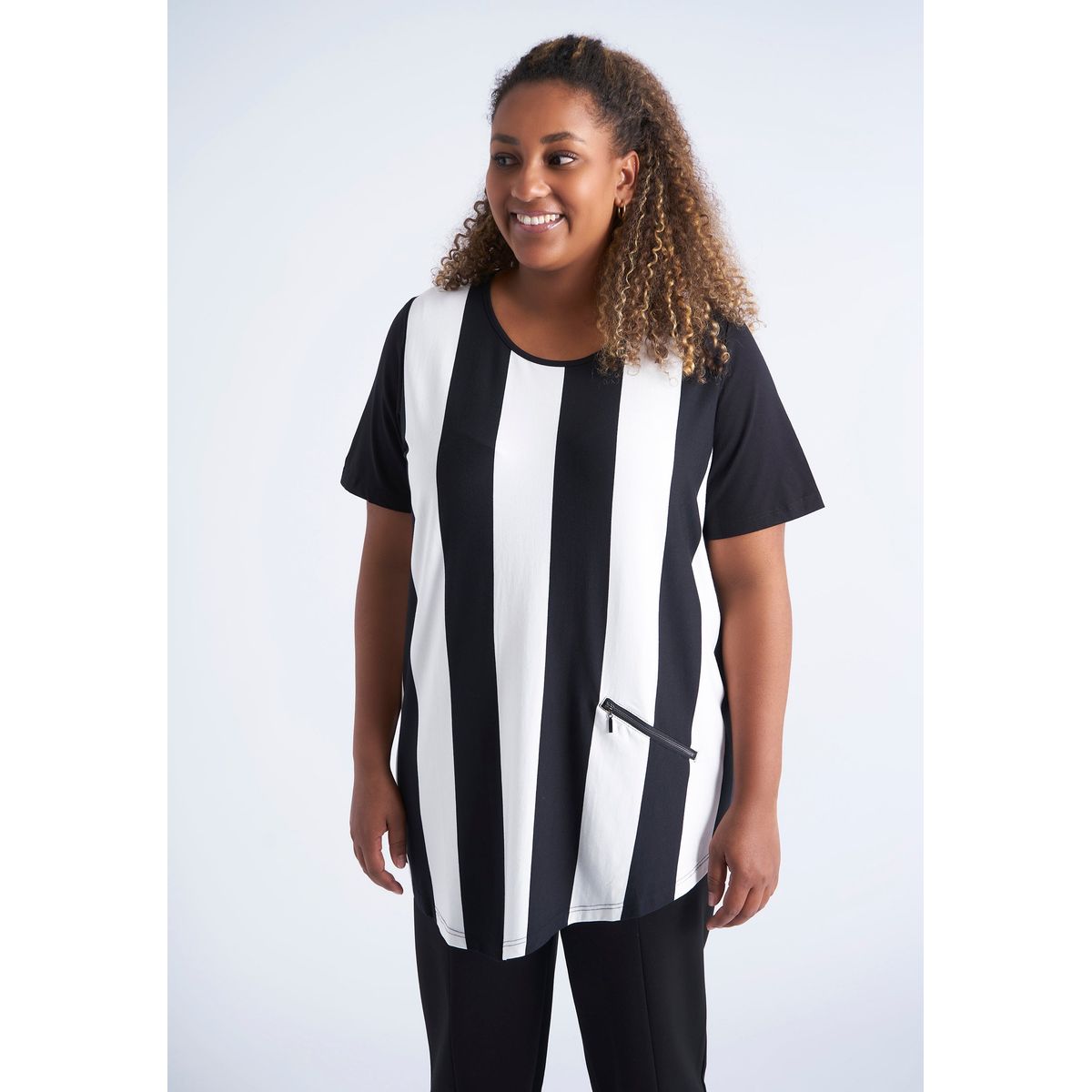 Pont Neuf - Tunika - Pnrosalina Sia - Black - 2xl/52