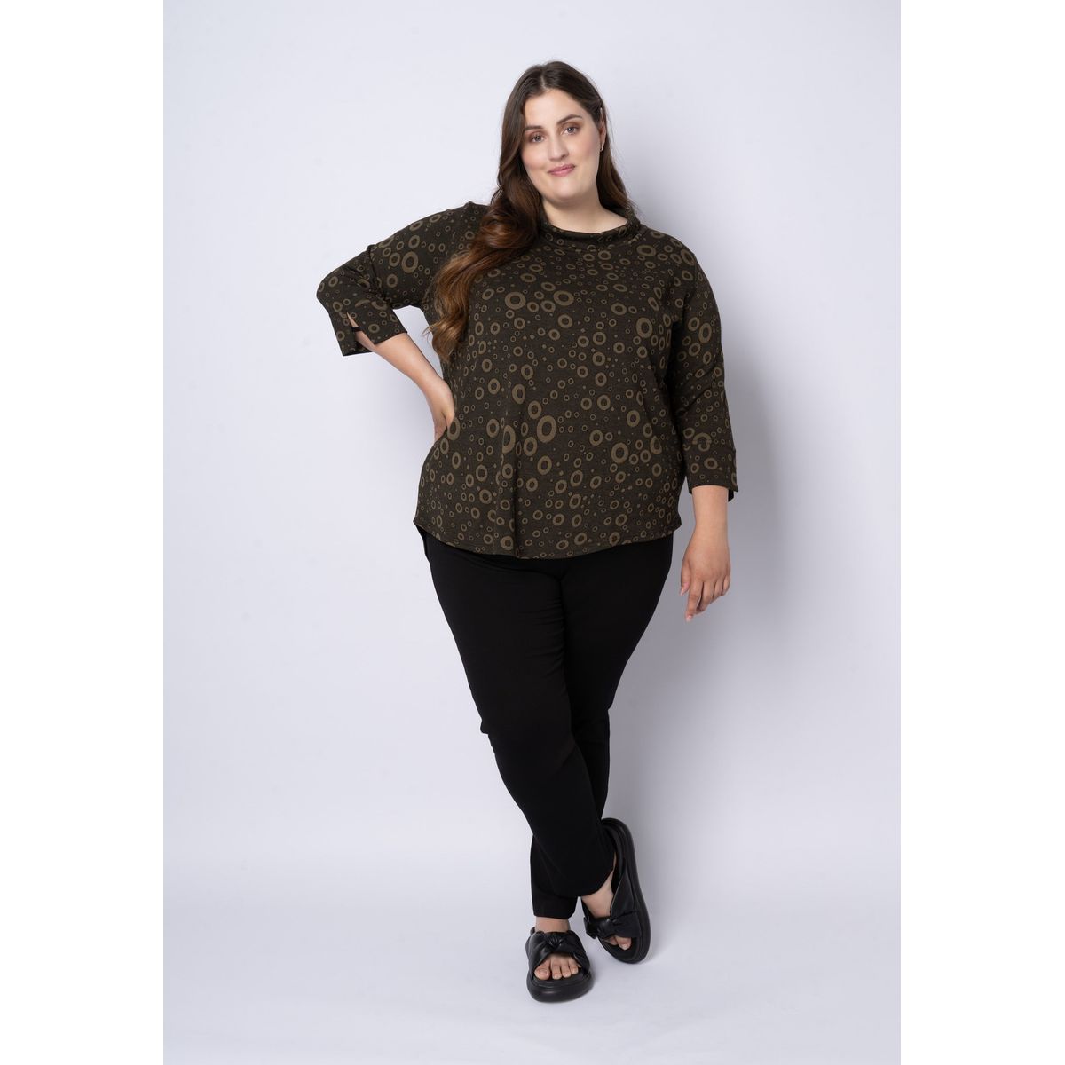 Pont Neuf - Bluse - Pnsteffi - Dusty Olive - Xs/36-38