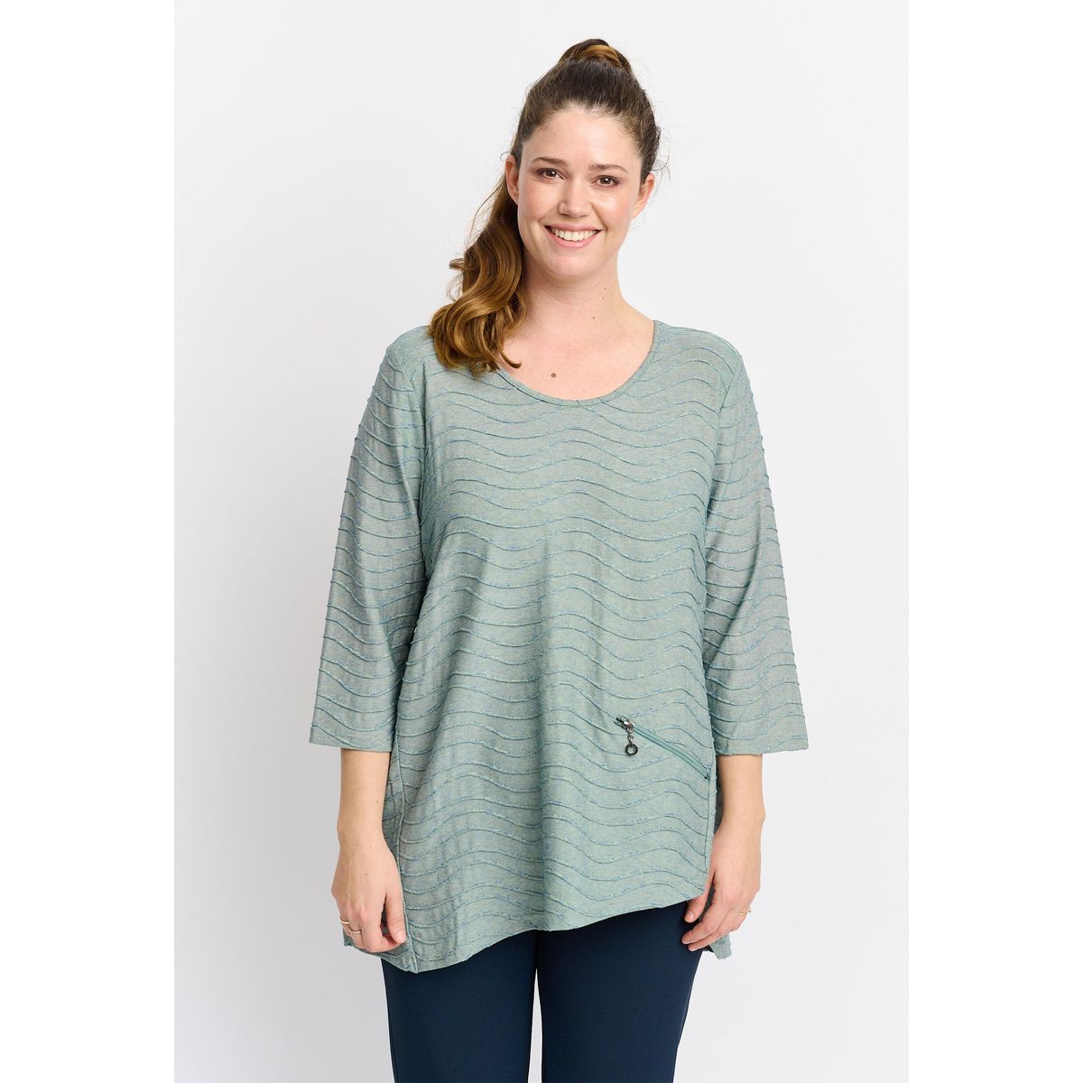 Pont Neuf - Bluse - Pntabia - Simply Green - Xs/36-38