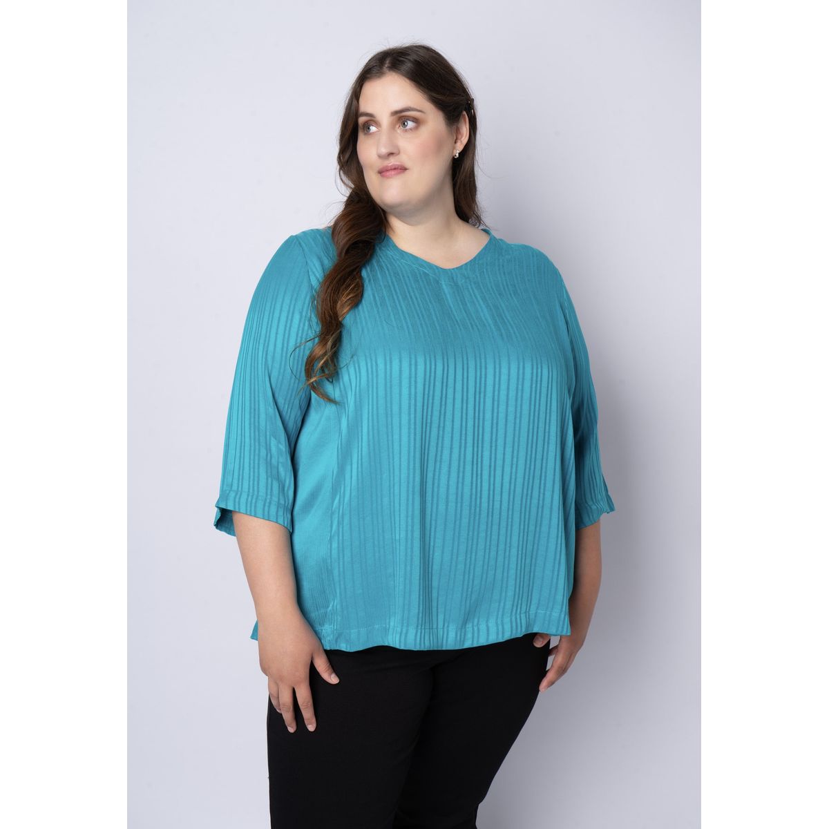 Pont Neuf - Bluse - Pntania - Turquise - Xs/36-38