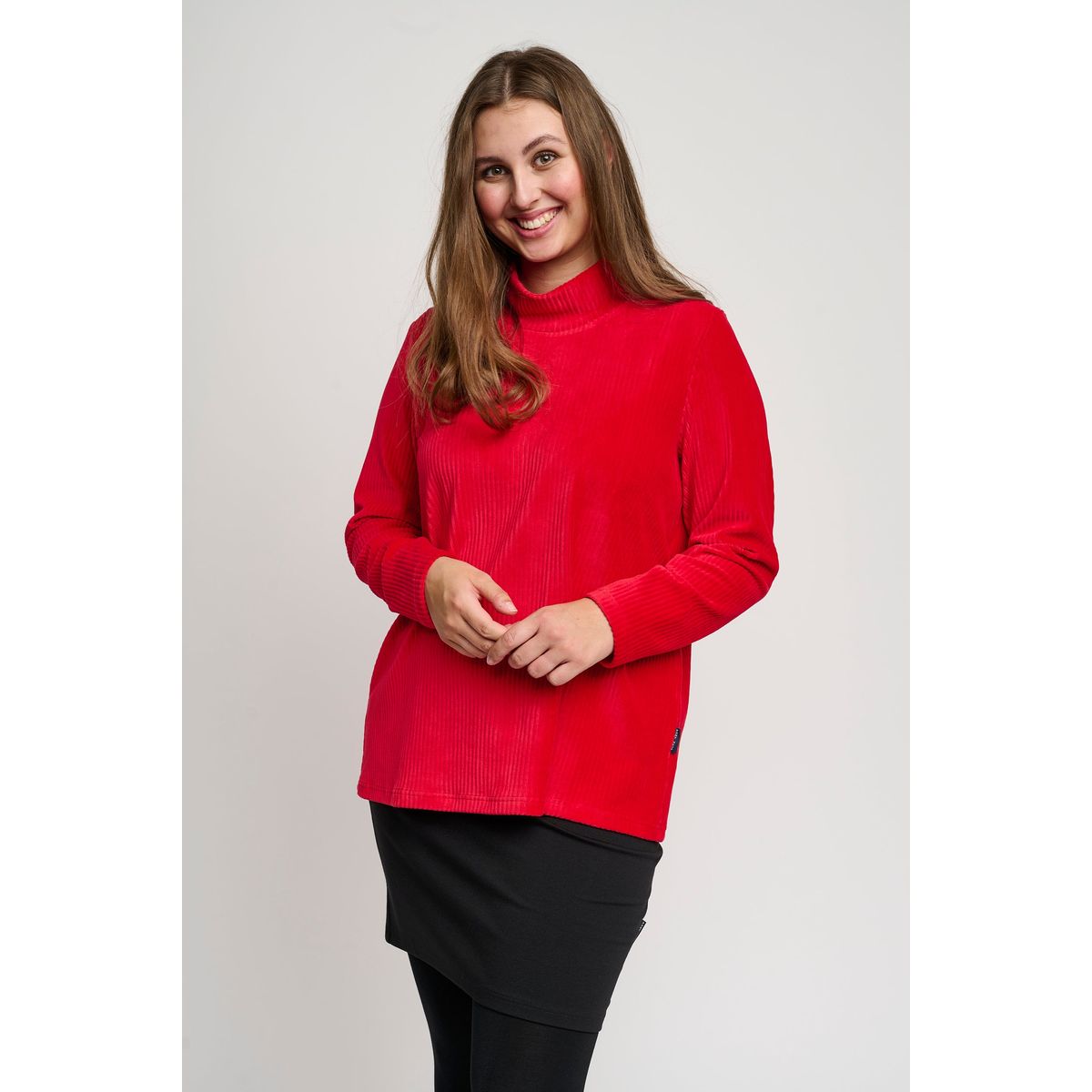 Pont Neuf - Bluse - Pnabiir - Warm Red - 3xl