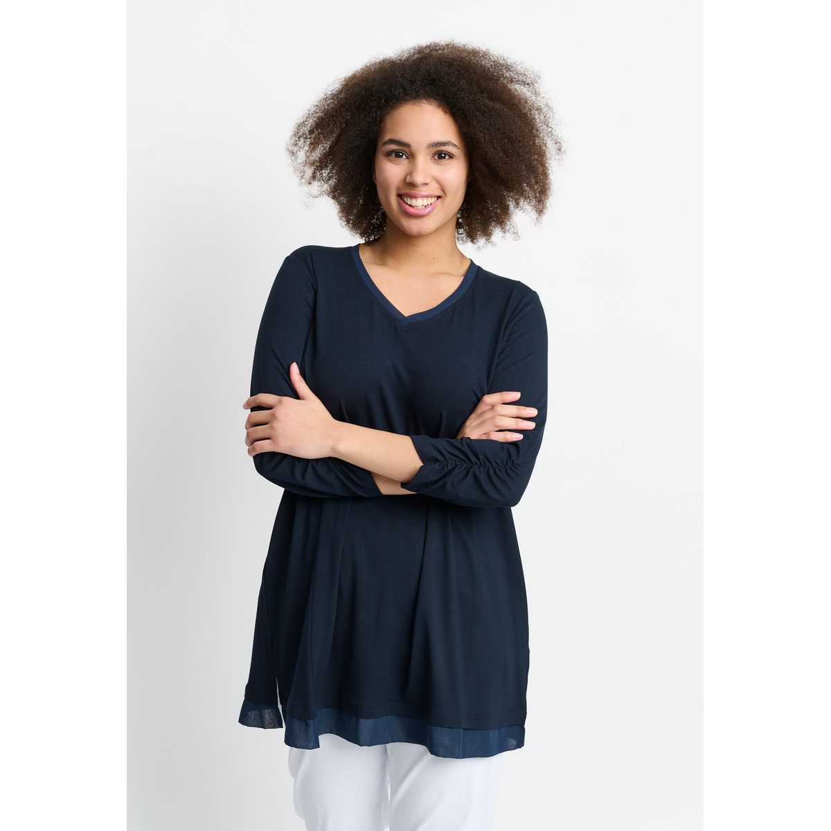 Seshirt Noos - Navy - Bluse - 52