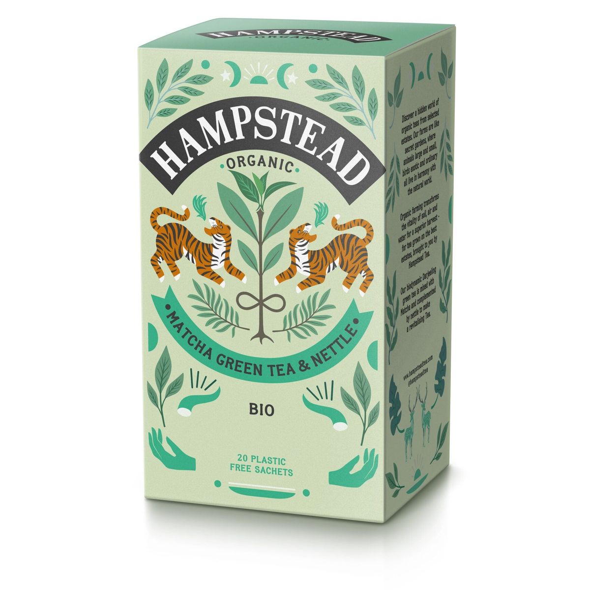 Hampstead Matcha grøn te & brændenælde - 20 breve