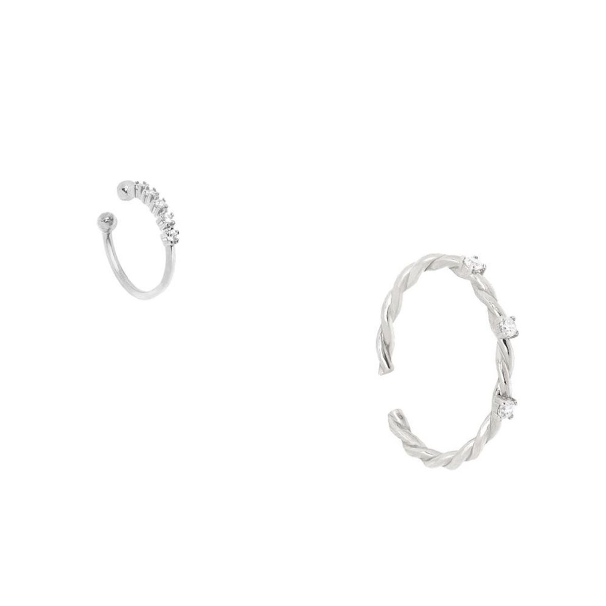 #TwistyQuintet Earcuff / Ørering / Fingerring - 2 pak - Sterling sølv - SPAR 49 KR