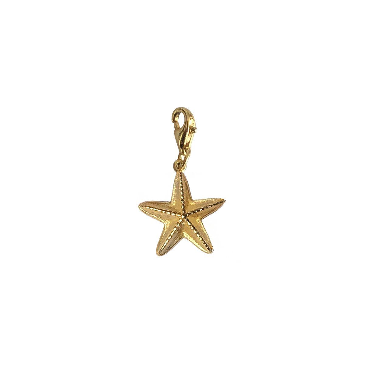 Søstjerne vedhæng - #LinkyCharm DeepSea - 18 karat forgyldt sterling sølv