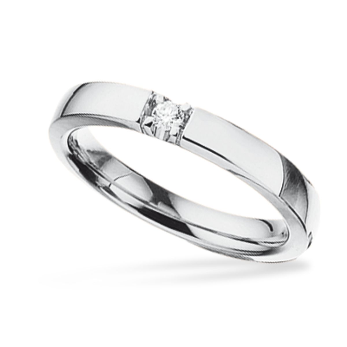 Scrouples - iLove sølv ring med diamant - 7112,1