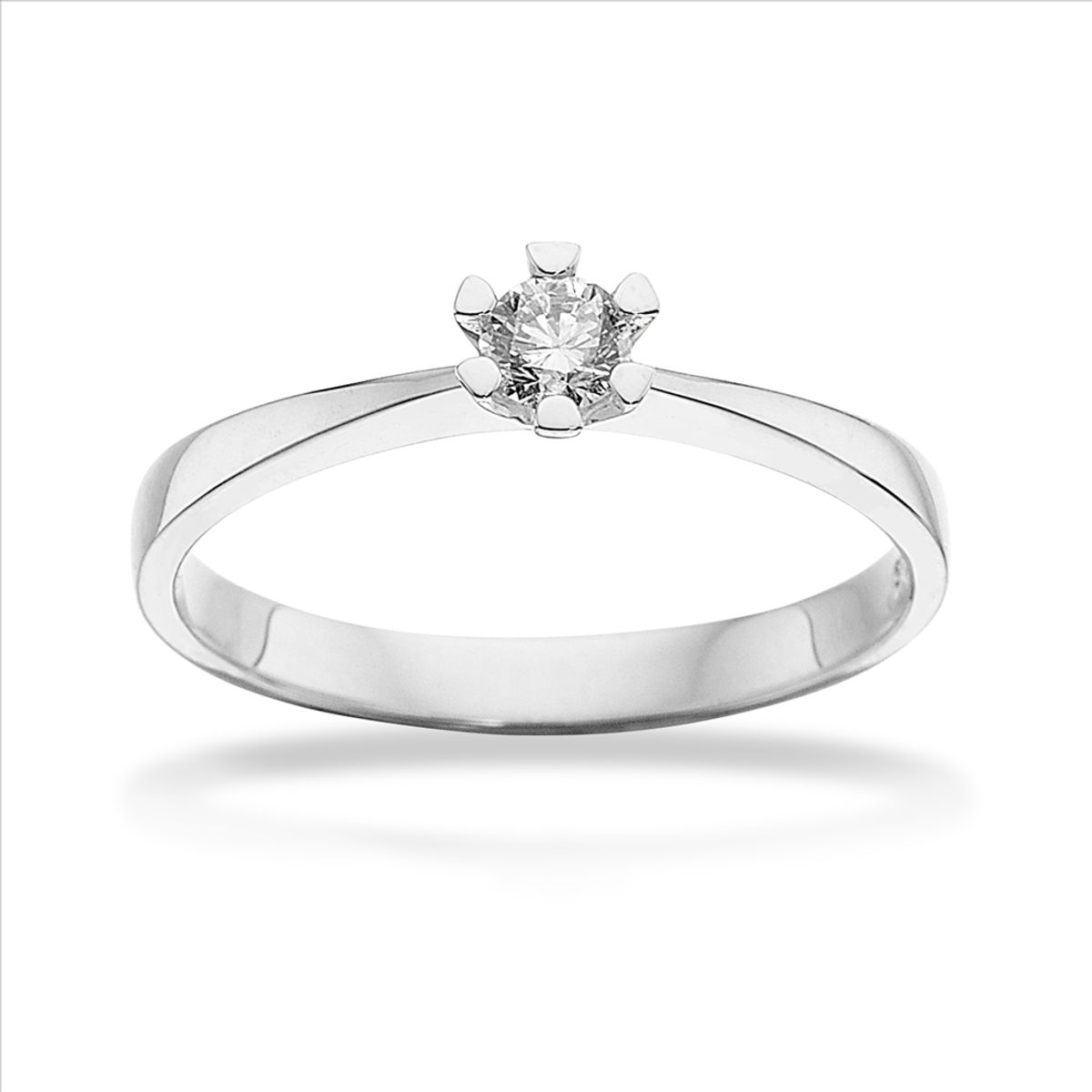 Scrouples Ring - Vida - Hvidguld ring med diamant 0,15ct - 7814,15