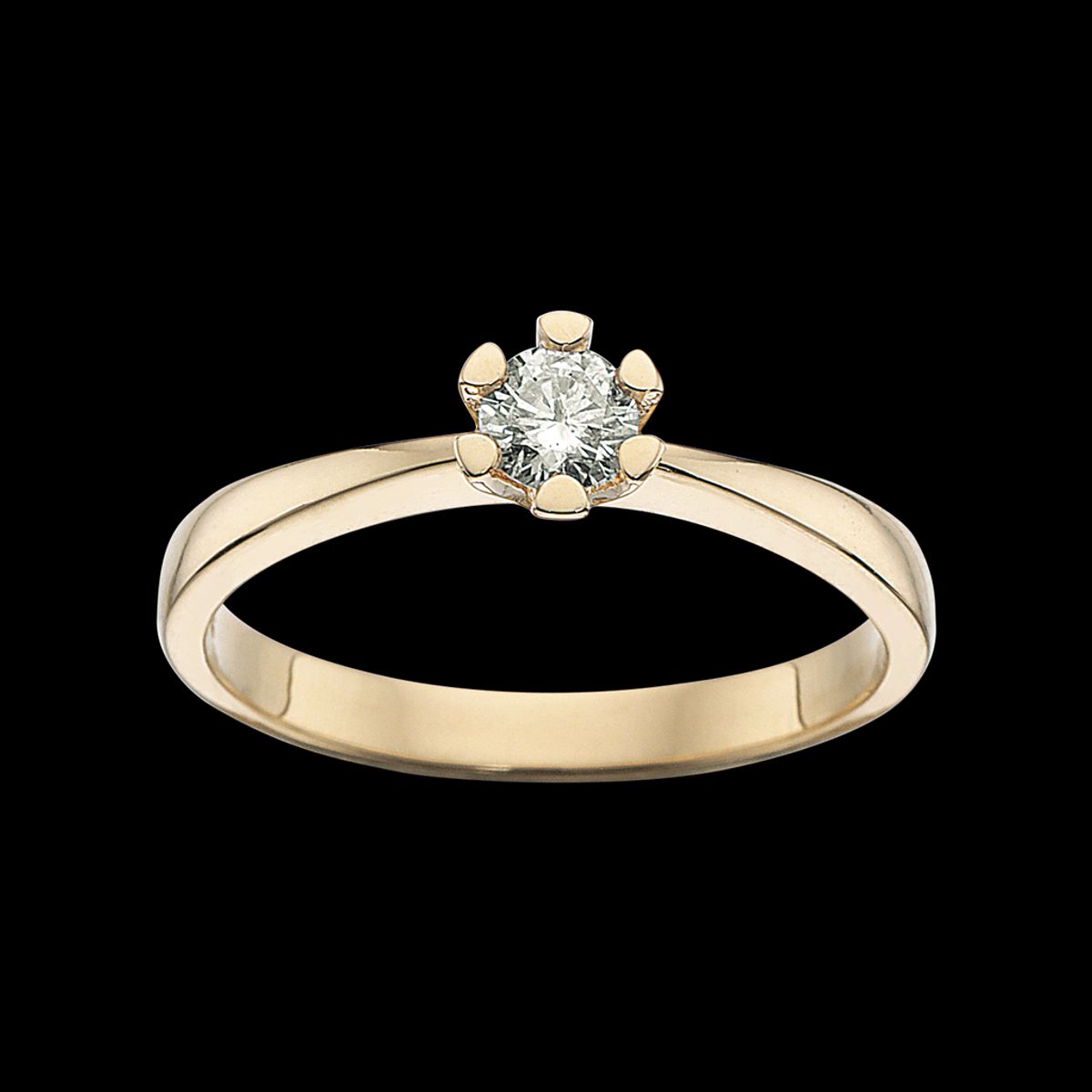 Scrouples Ring - Vida - Guld ring med diamant 0,20ct - 7813,20