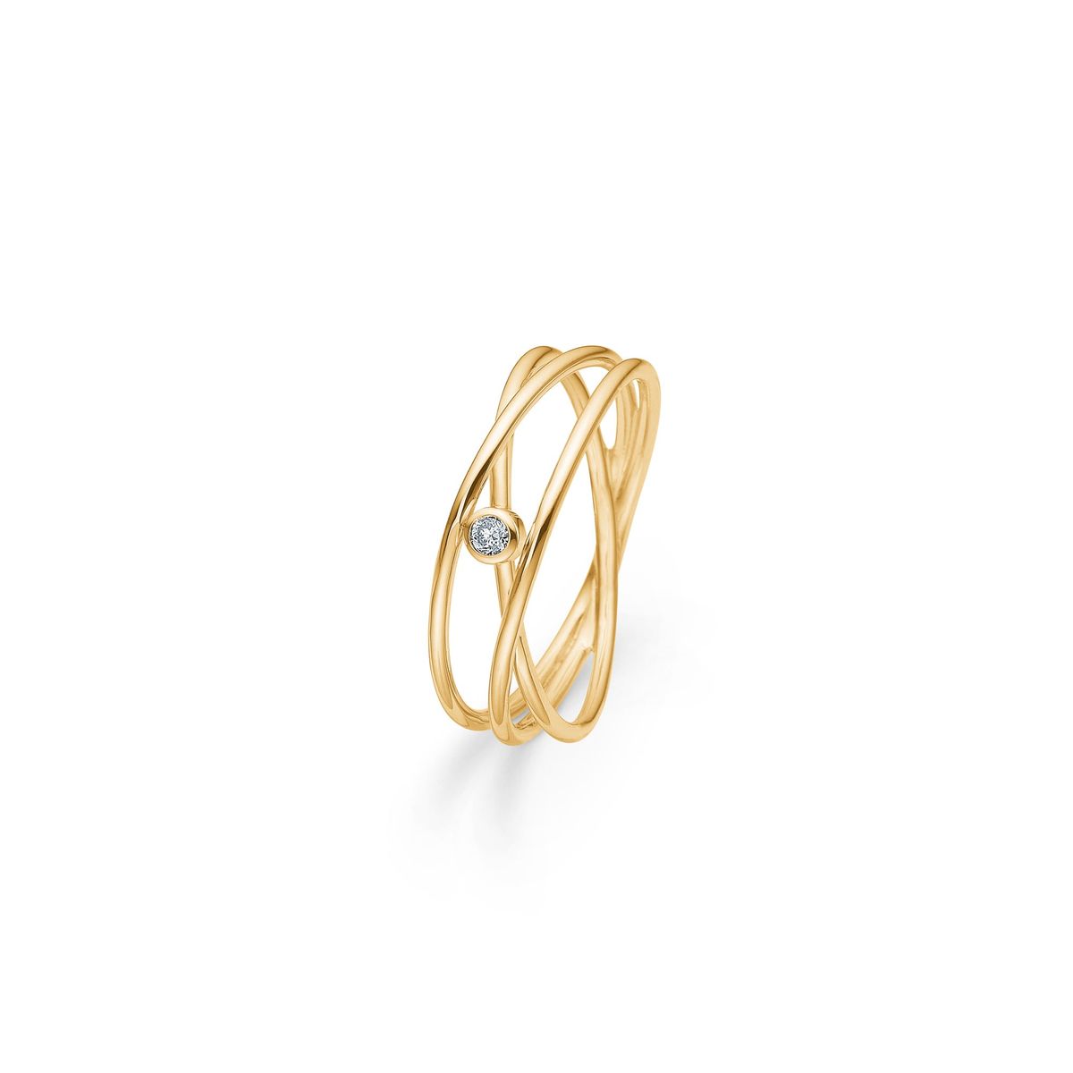 Mads Z - Diamond nest guld ring - 1541095