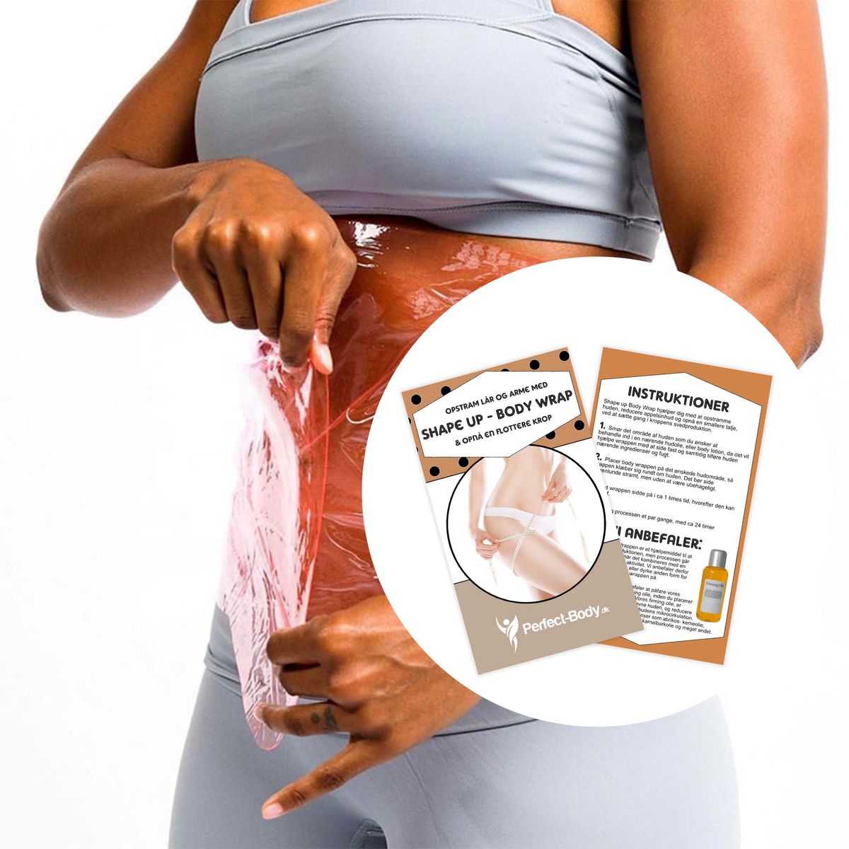 Shape Up Body Wrap - Slip af med Appelsinhud - Lille - Til ben og arme