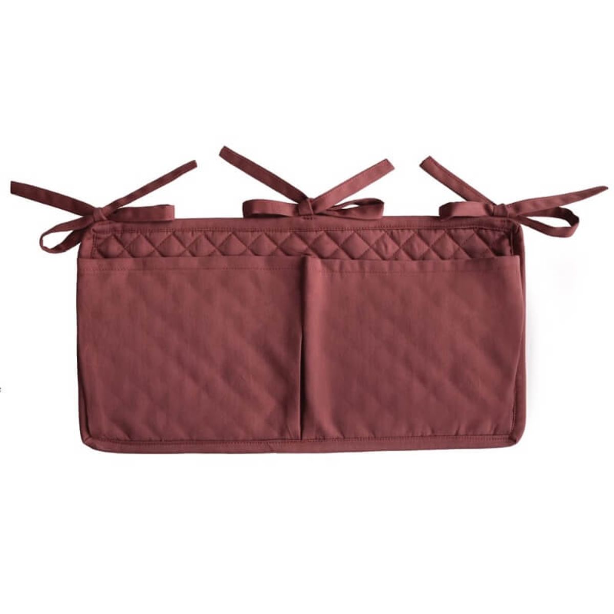 Mushie - Crib Storage Pocket Opbevaring - Cognac