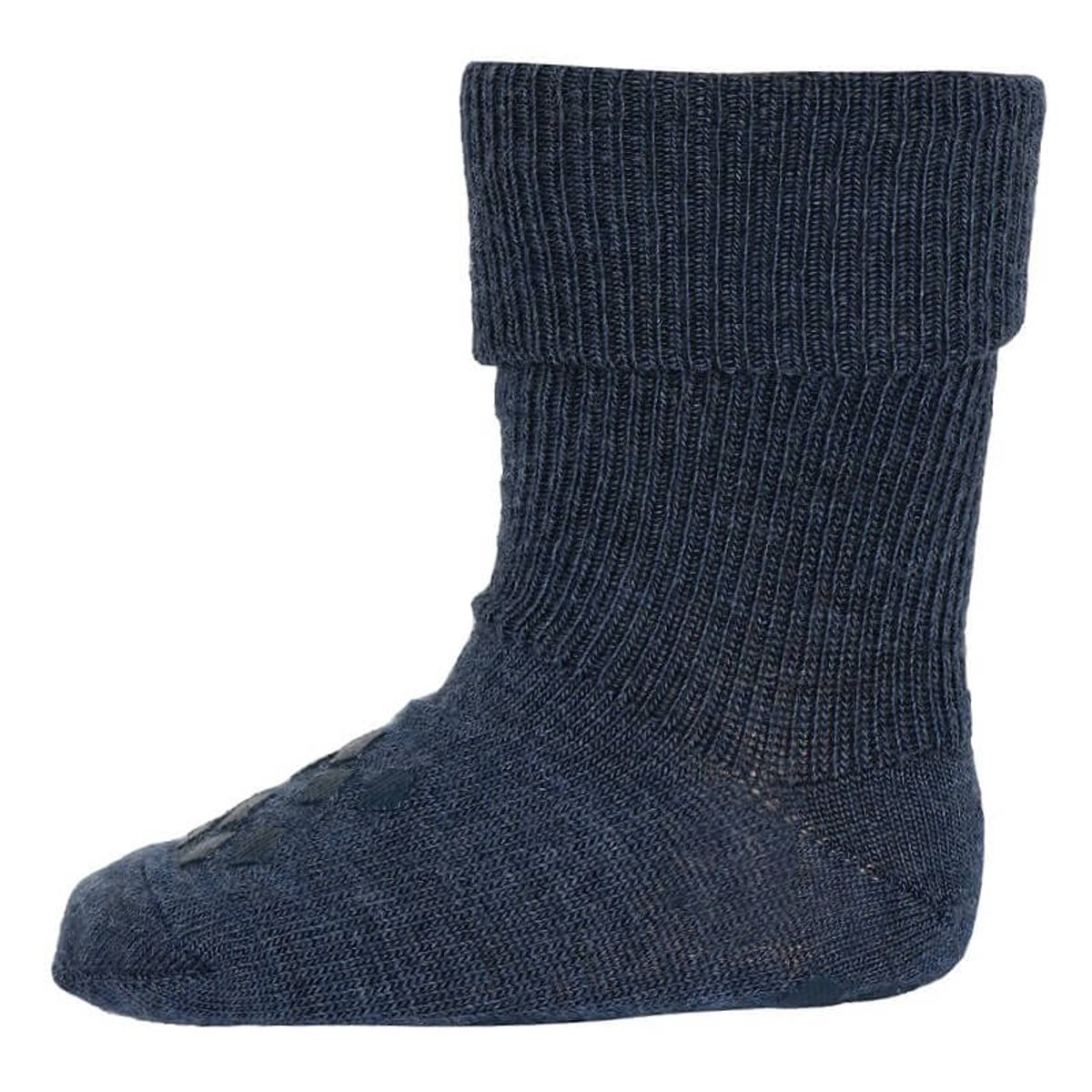 MP Denmark - MP Lima Anti-Slip Strømper - Dark Denim Melange - 22-24