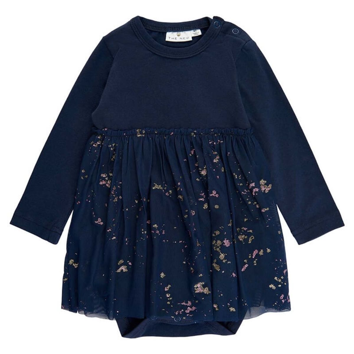 The New Siblings - Ally Aria l/s Dress - Navy Blazer - 86 = 1/2 år