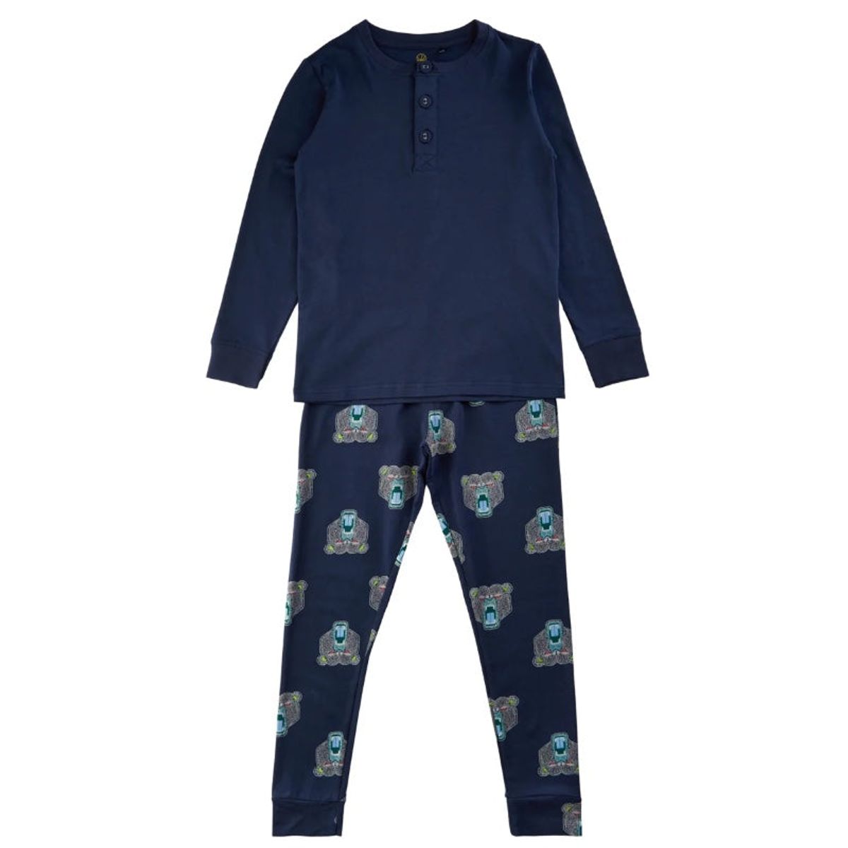 THE NEW - Asleep Night Set Boy Nattøj - Navy Blazer - 3/4