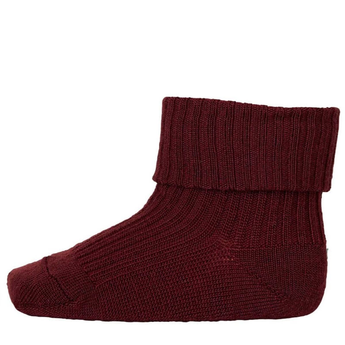 MP Denmark - MP Strømper Anklesock - Wine Red - 22-24