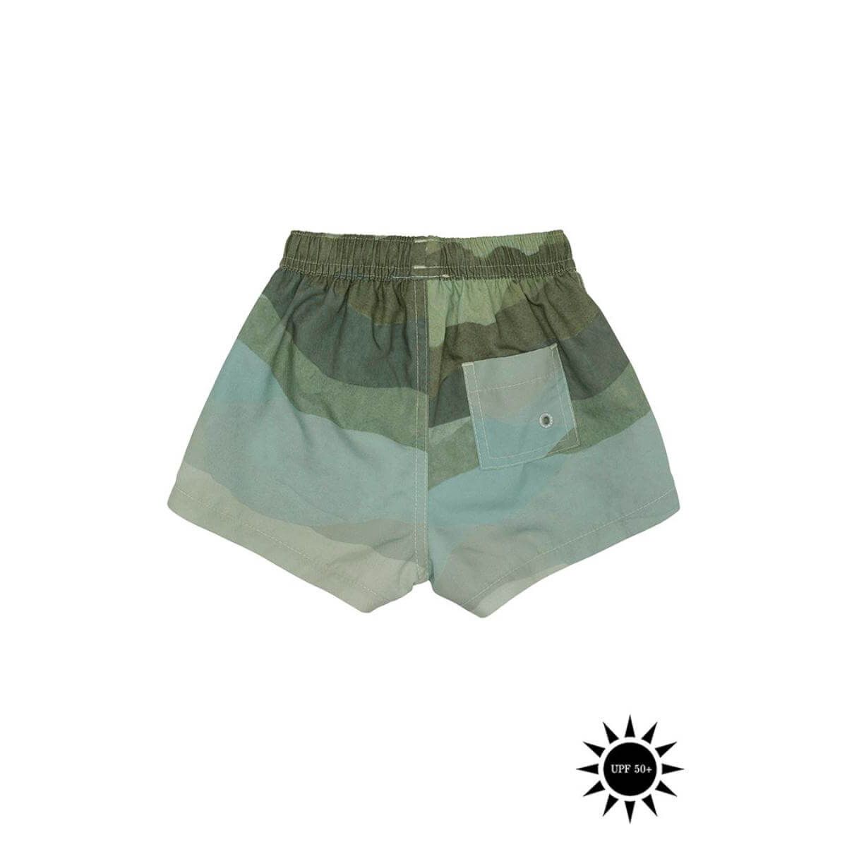 Soft Gallery - Badebukser Edison Swim Pants - AOP Landscape - 80/12 mdr.