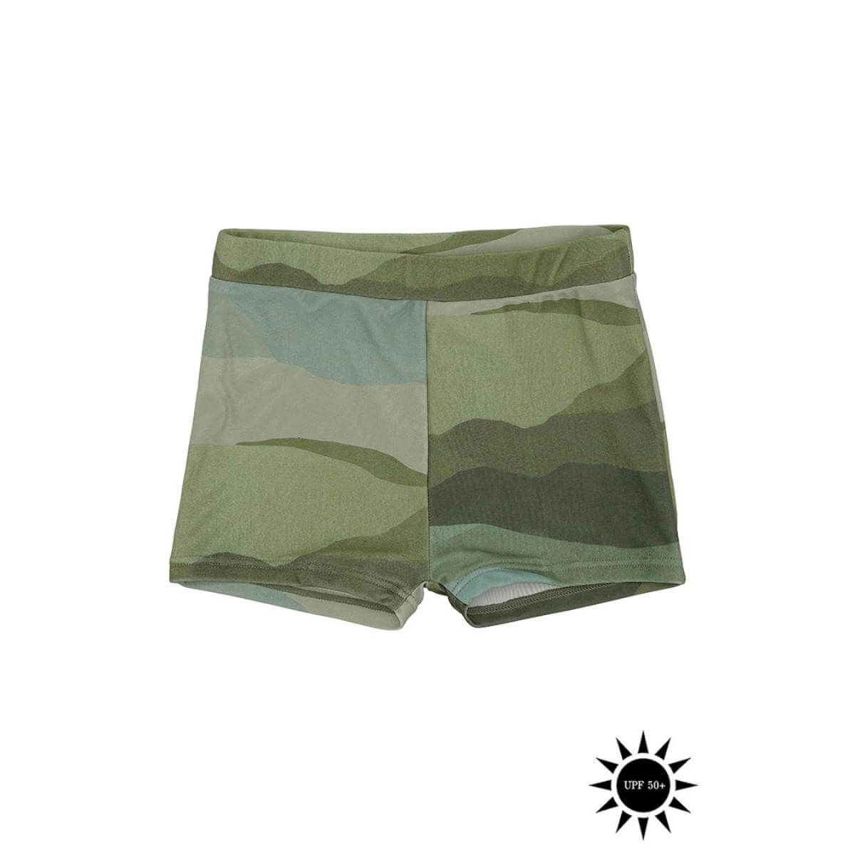 Soft Gallery - Badebukser Don Swim Pants - AOP Landscape - 12 år