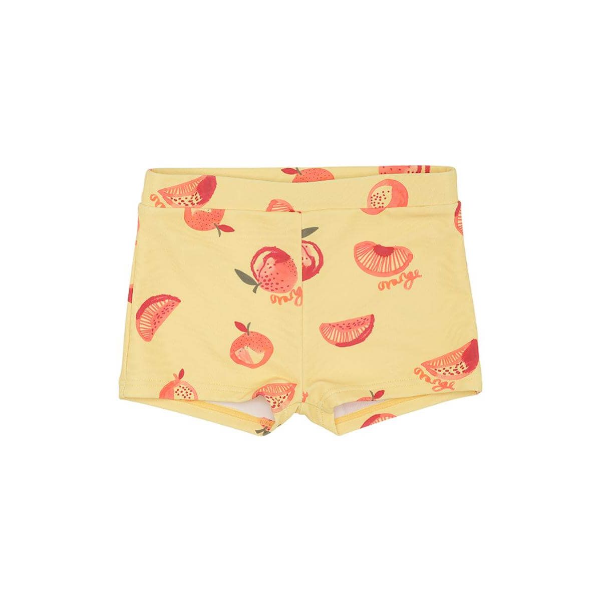 Soft Gallery - Badebukser Pamela Swim Trunk - Jojoba AOP Oranges - 3 år