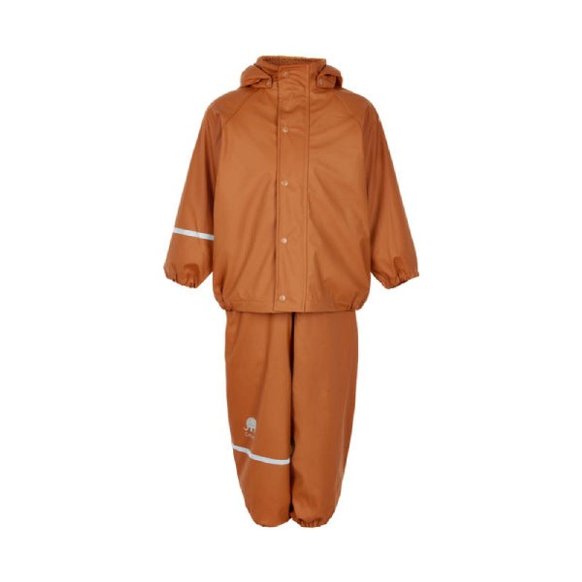 CeLaVi - Regntøj PU m. Fleece - Pumpkin Spice - 80