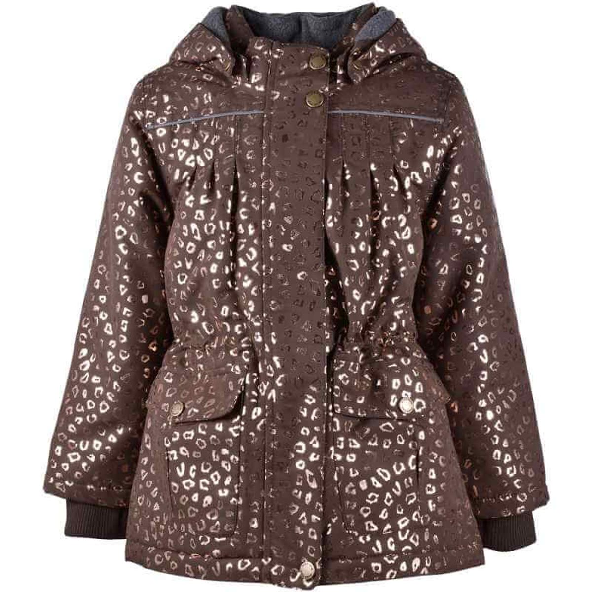 Mikk-Line - Vinterjakke Girls - Chocolate Brown - 116