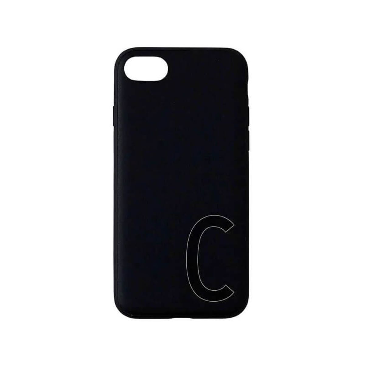 Design Letters - Personal ''C'' Phone Cover Iphone 7/8 - Black