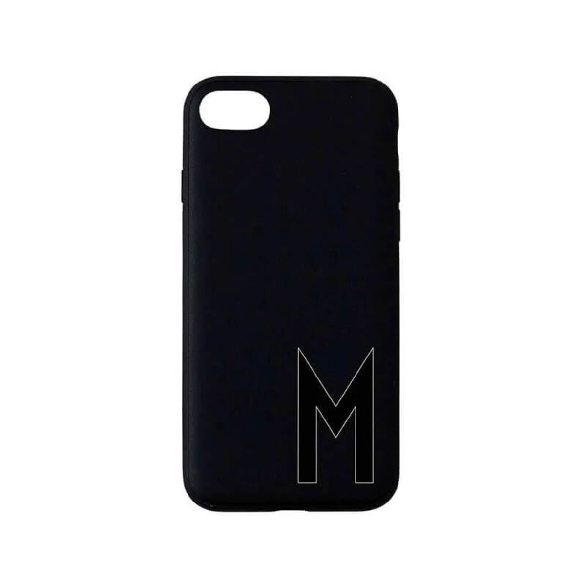 Design Letters - Personal ''M'' Phone Cover Iphone 7/8 - Black