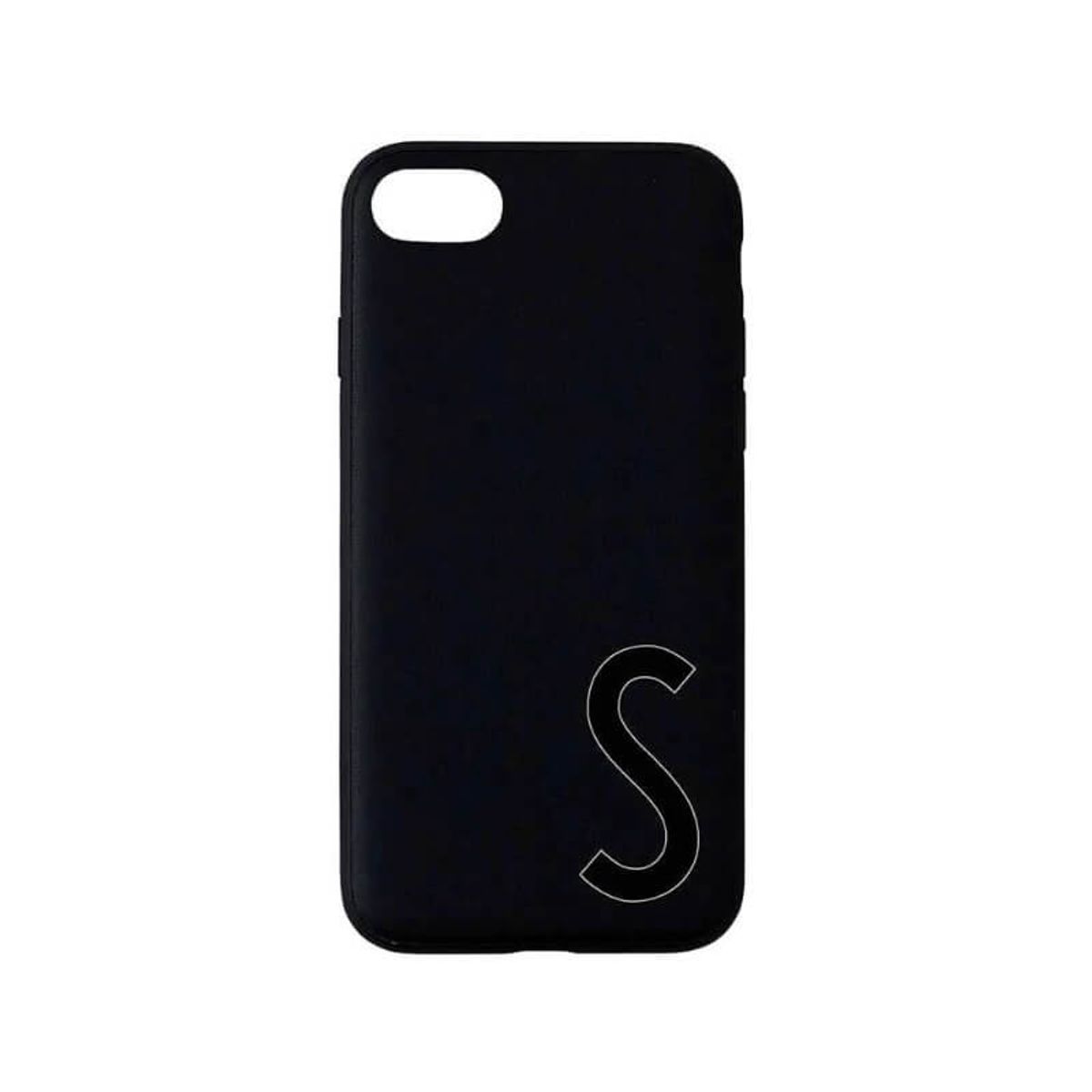 Design Letters - Personal ''S'' Phone Cover Iphone 7/8 - Black