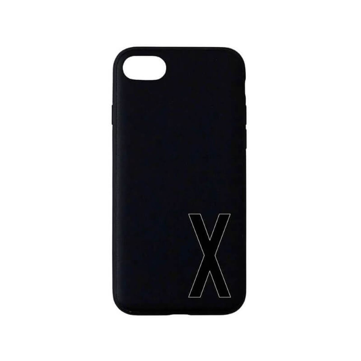 Design Letters - Personal ''X'' Phone Cover Iphone 7/8 - Black