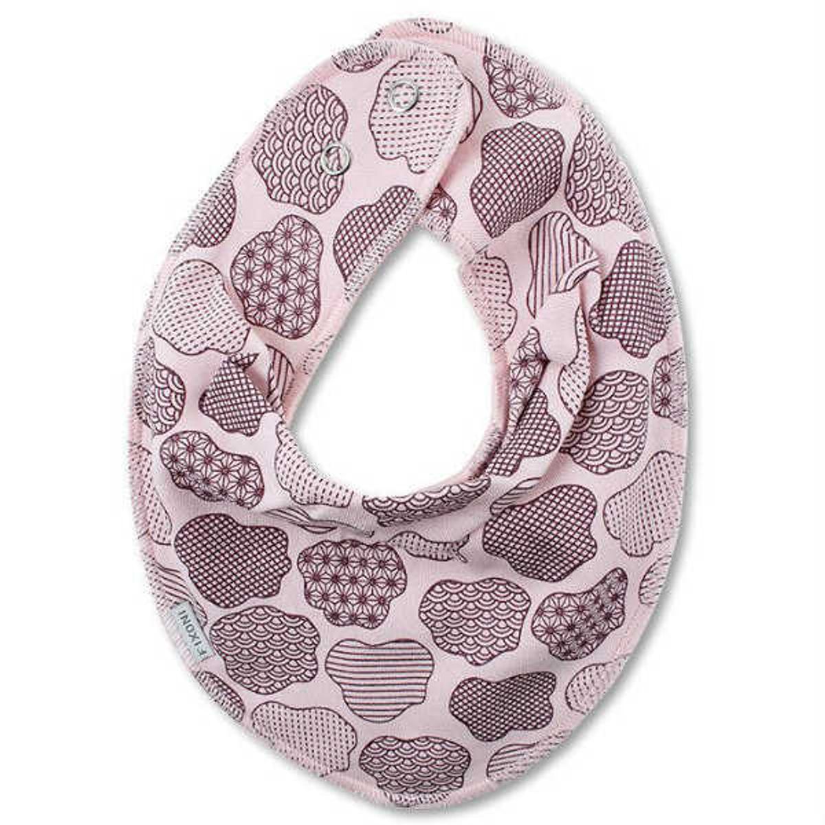 Fixoni - Hagesmæk Infinity Bib AOP - Soft Rose