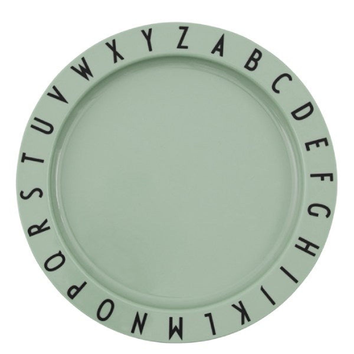 Design Letters - Eat & Learn plate tritan - Green - One size