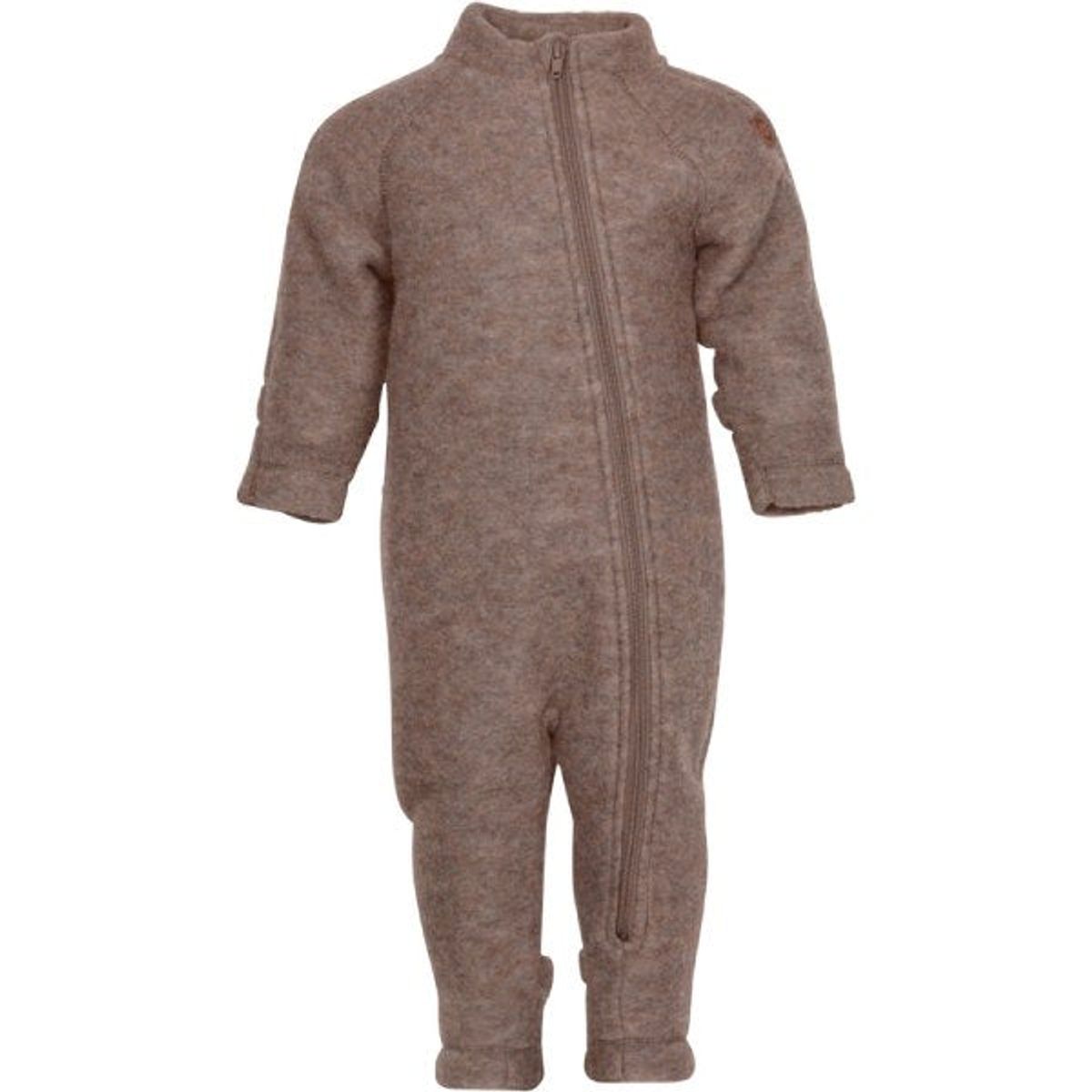 Mikk-Line - Køredragt Wool Baby Suit - Melange Denver - 56