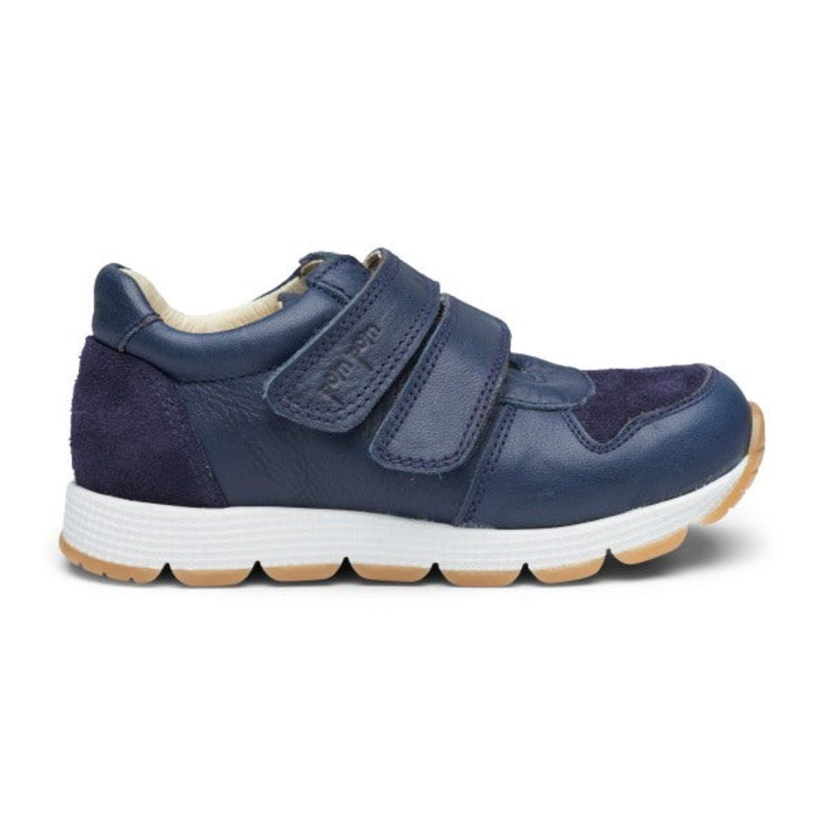 Pom Pom - Runners Velcro Sko - Navy Combi - 24