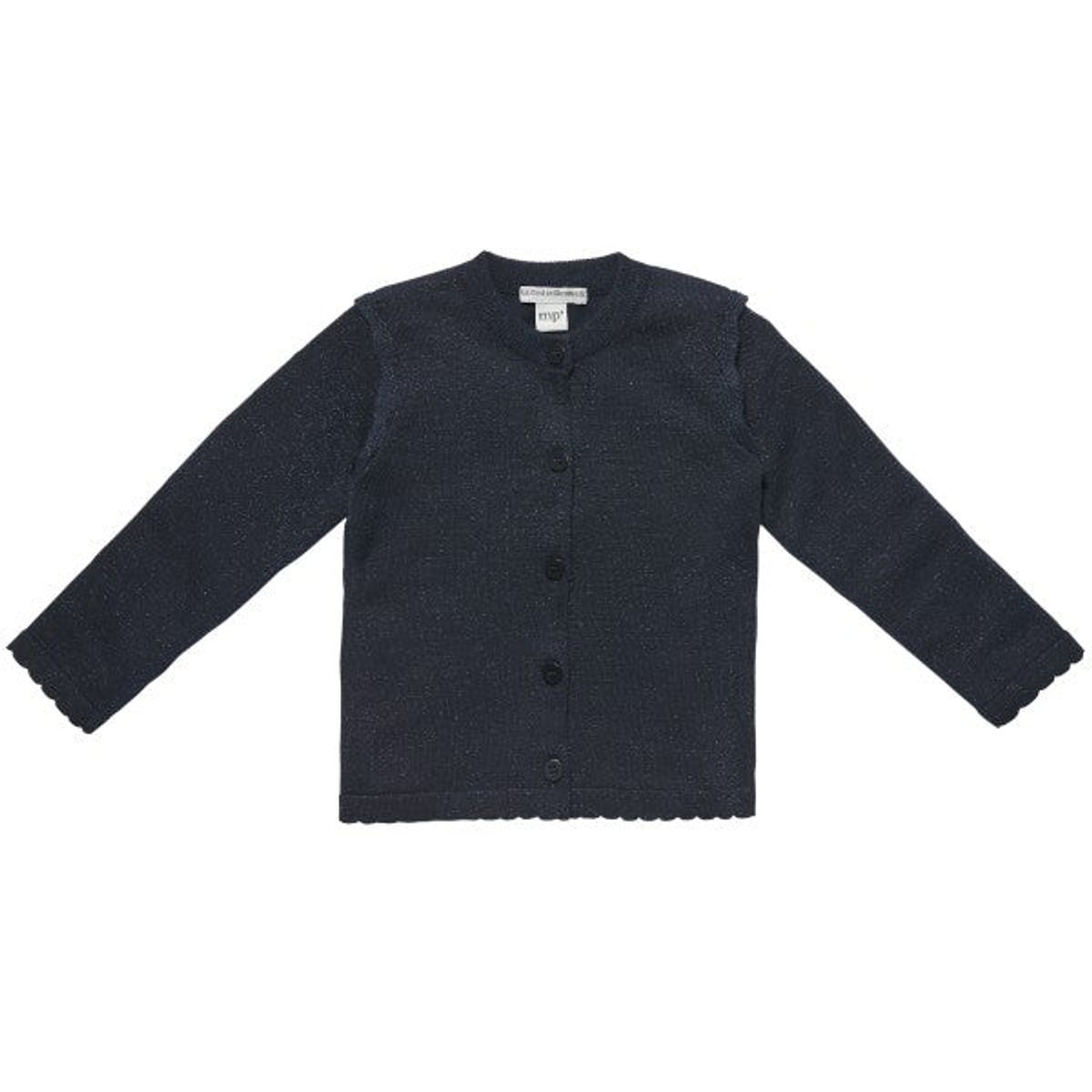 MP Denmark - Grace Cardigan - Navy med glimmer - 100