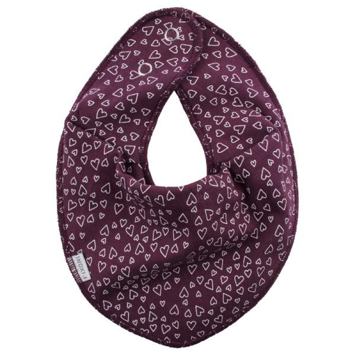 Fixoni - Hagesmæk Infinity Bib AOP - Prune Purple