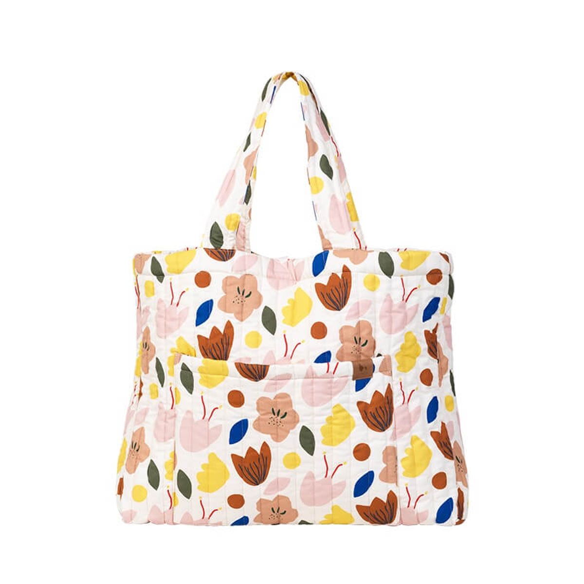 Fabelab - Quilted Tote Bag - Flower - One size