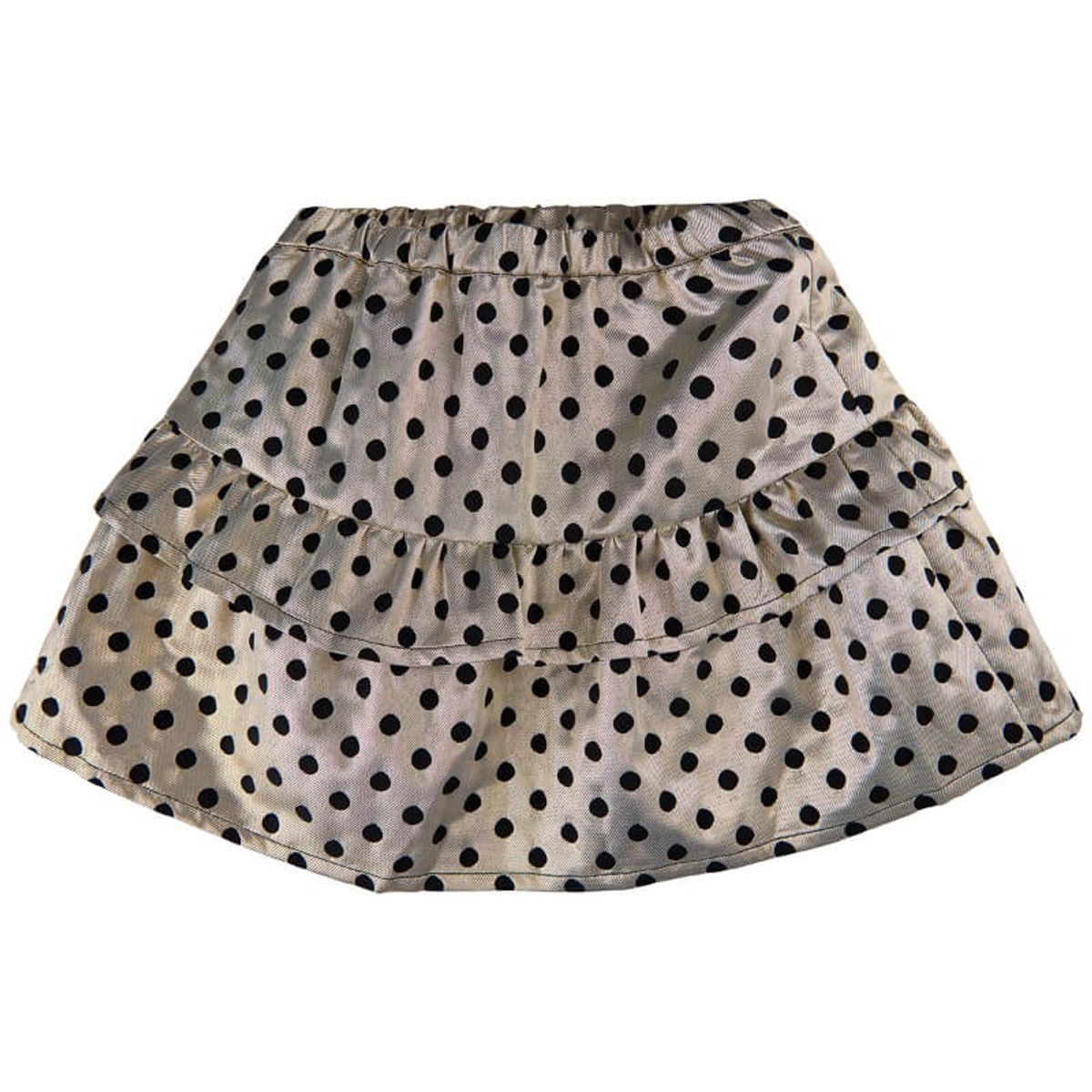 Soft Gallery - SGIlyse Fern Skirt X-mas - Gold - 104/4 år