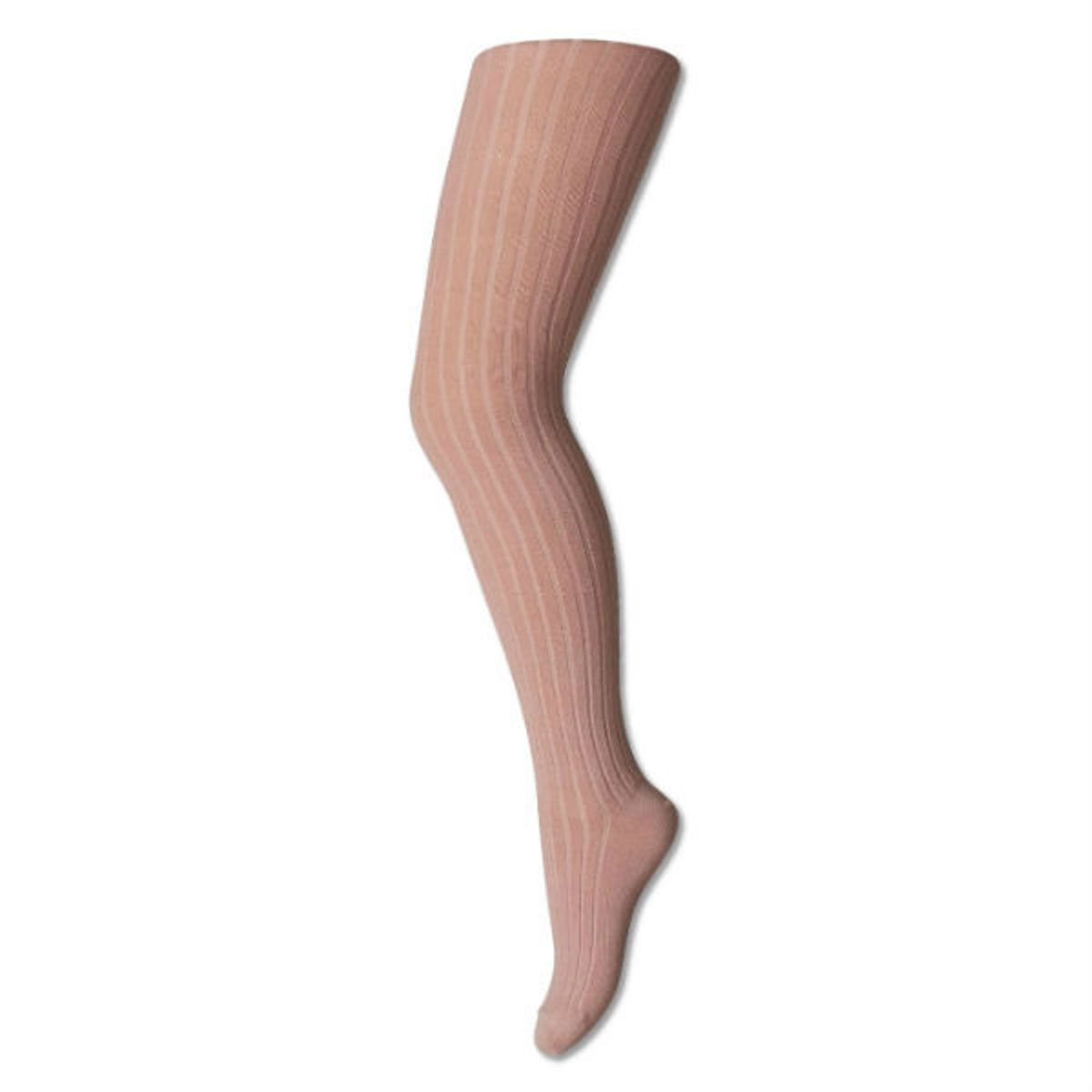 MP Denmark - Strømpebukser Tights Cotton Rib - Wood Rose - 110