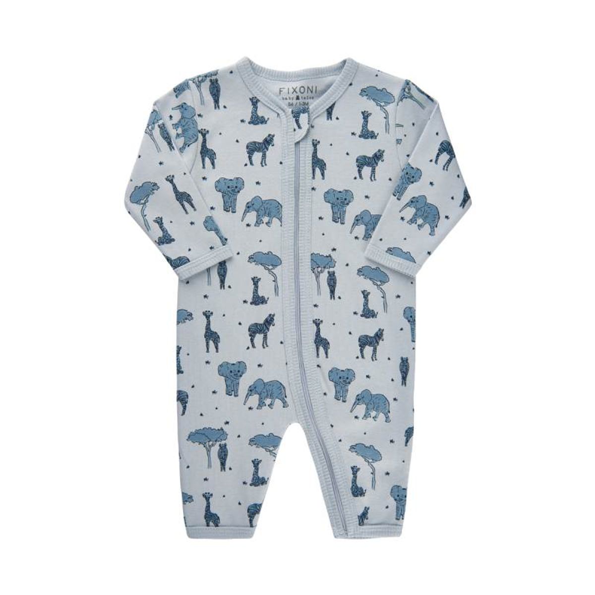 Fixoni - Nightsuit Natdragt - Baby Blue - 74