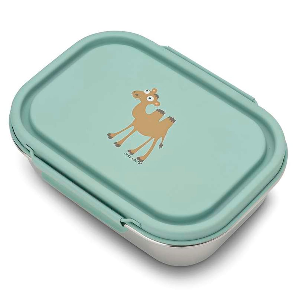 Carl Oscar Steelish Lunchbox - Kids - Kamel - Mint