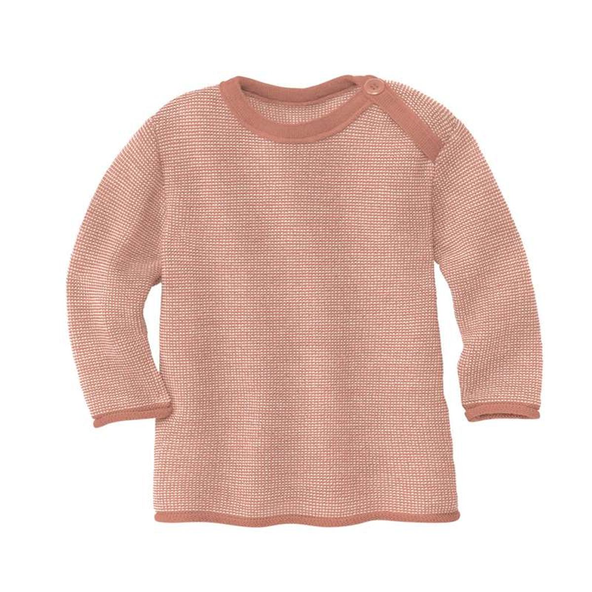 Disana Melange Sweater - Merinould - Rosa/Natur