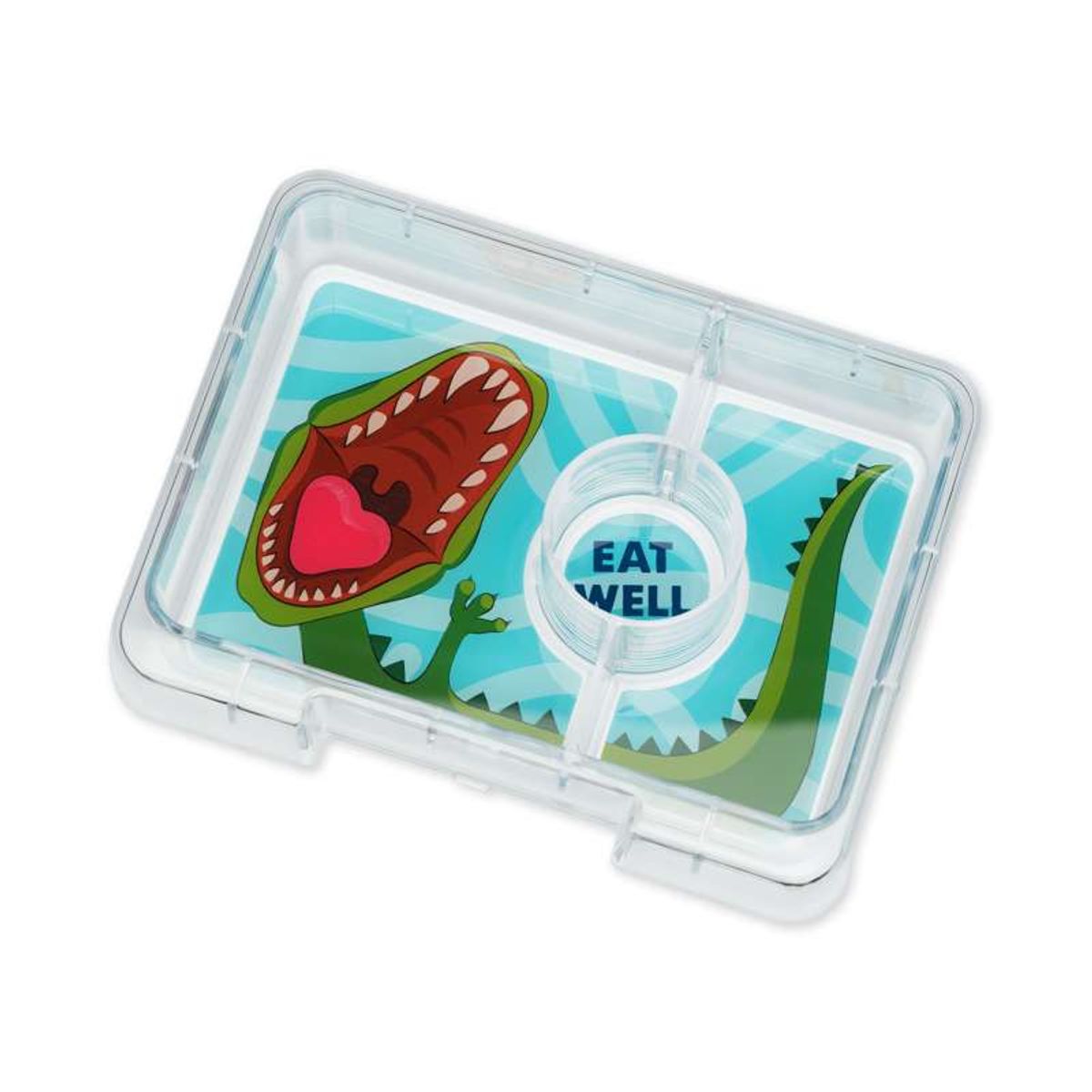 Yumbox Indsatsbakke - Minisnack Tray - 3 rum - Dinosaur