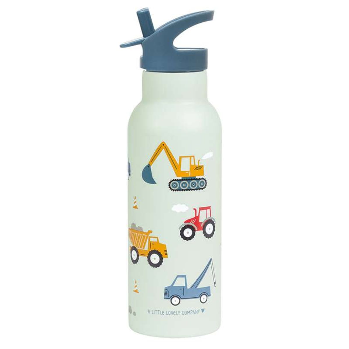 A Little Lovely Company Termodrikkedunk XL - 500 ml. - Vehicles - Blå