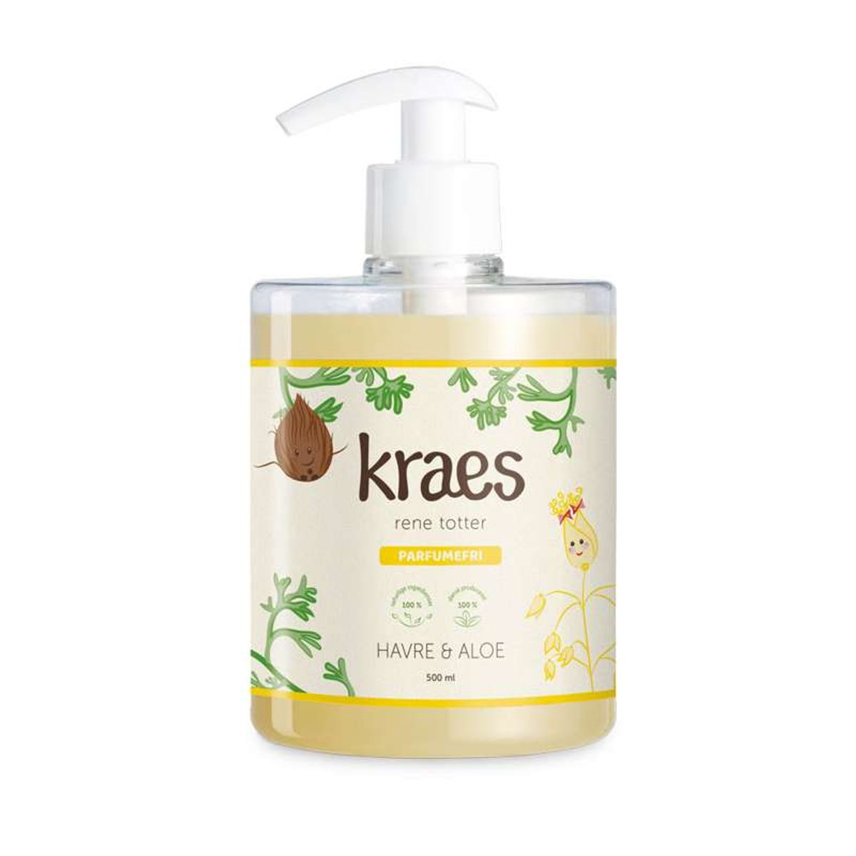 KRAES Rene Totter Parfumefri - 500ml