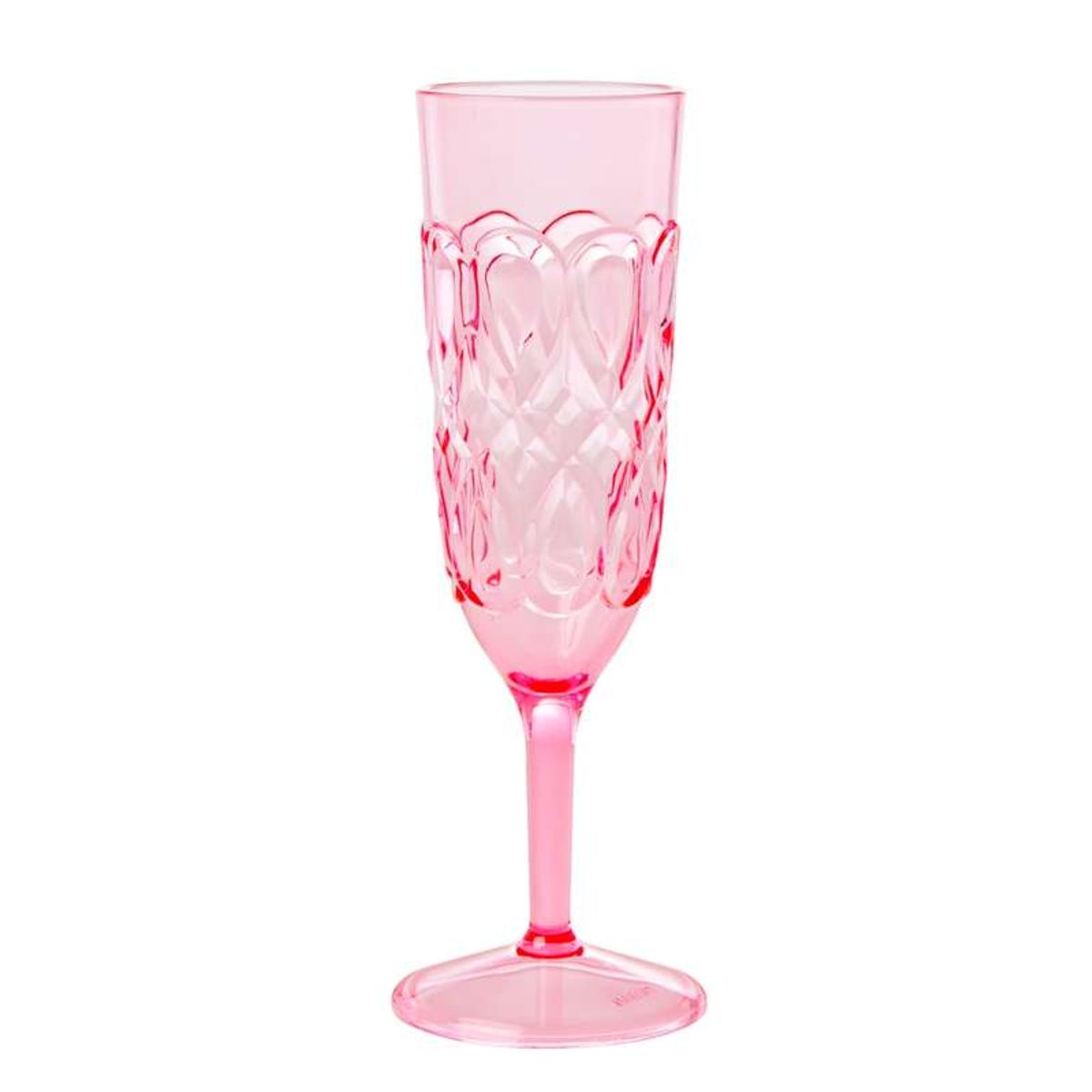 RICE Champagneglas i Akryl - Pink