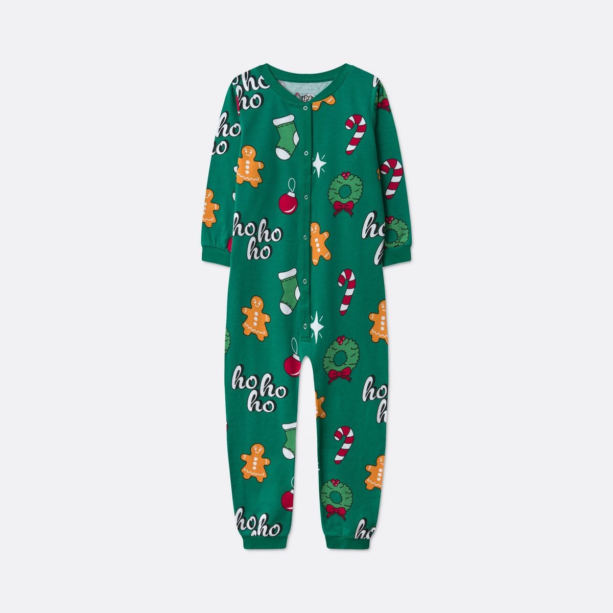 Børn | Grøn Hohoho Overall Julepyjamas Børn